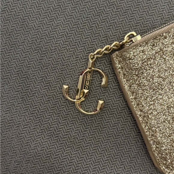 Jimmy Choo Glitter Gold‎ Pouch - Picture 4 of 11